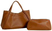 Structured Pebbled Tote Set