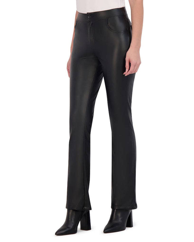 Butter Vegan Leather Boot Cut Pant