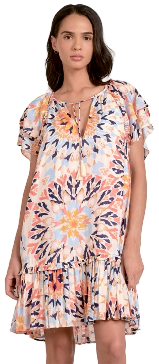 Kaleidoscope Short Sleeve Dress