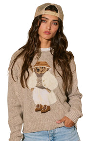 Teddy Bear Knit Sweater