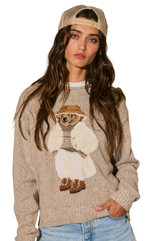 Teddy Bear Knit Sweater