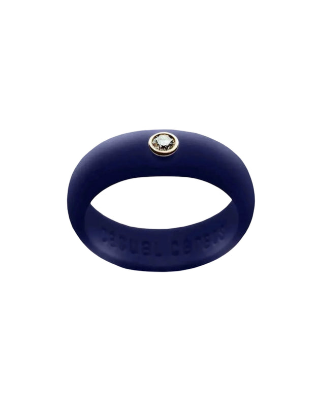 Silicone Band Set w/ 0.035ct Diamond