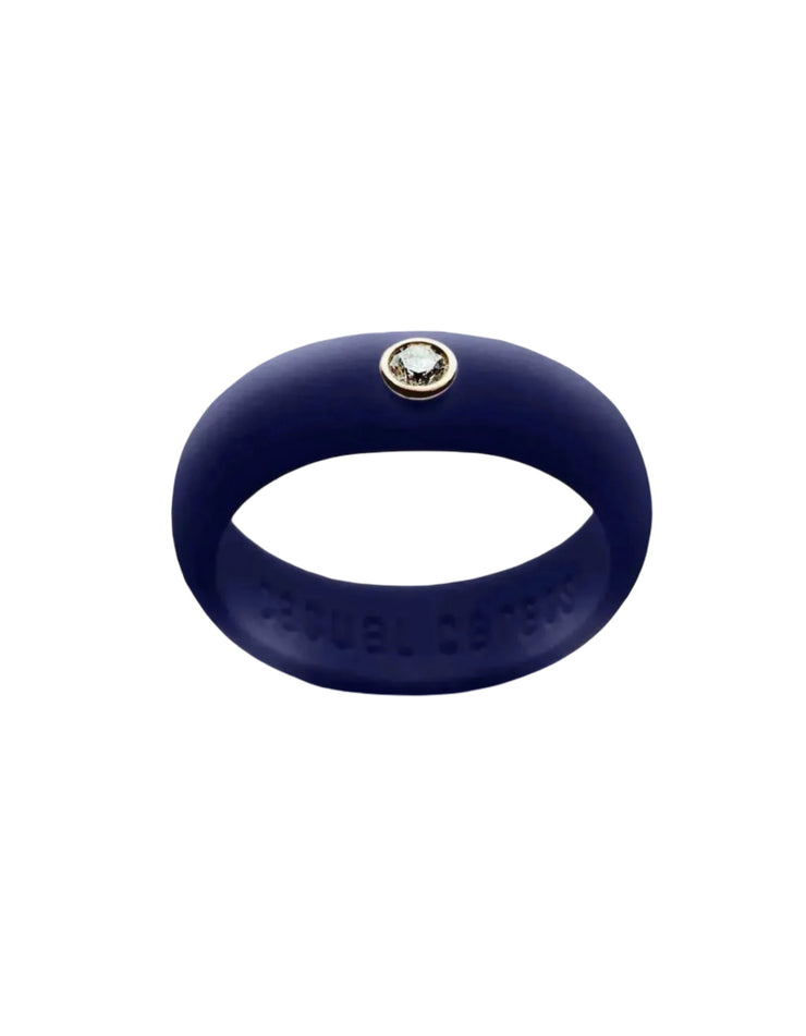 Silicone Band Set w/ 0.035ct Diamond