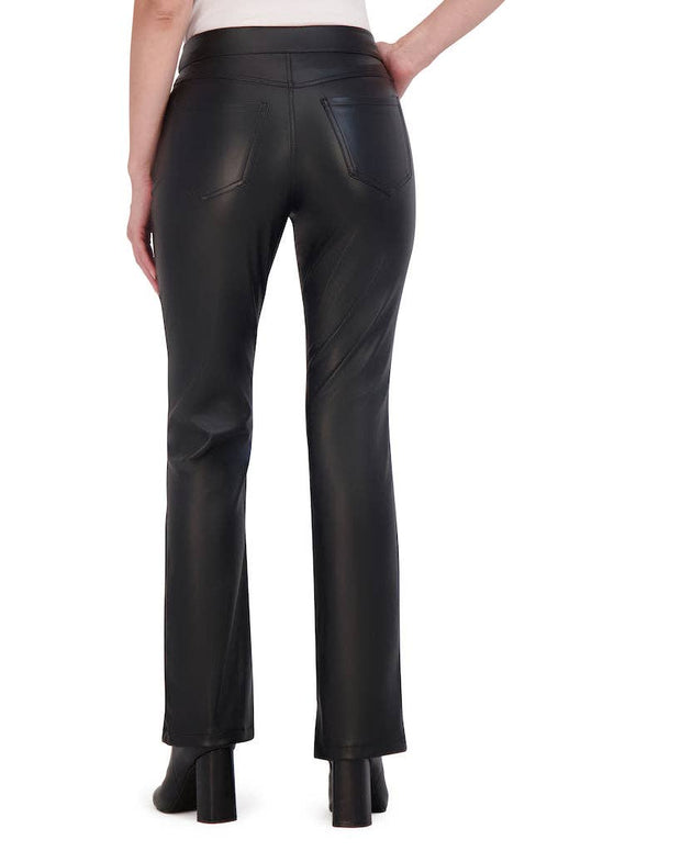 Butter Vegan Leather Boot Cut Pant