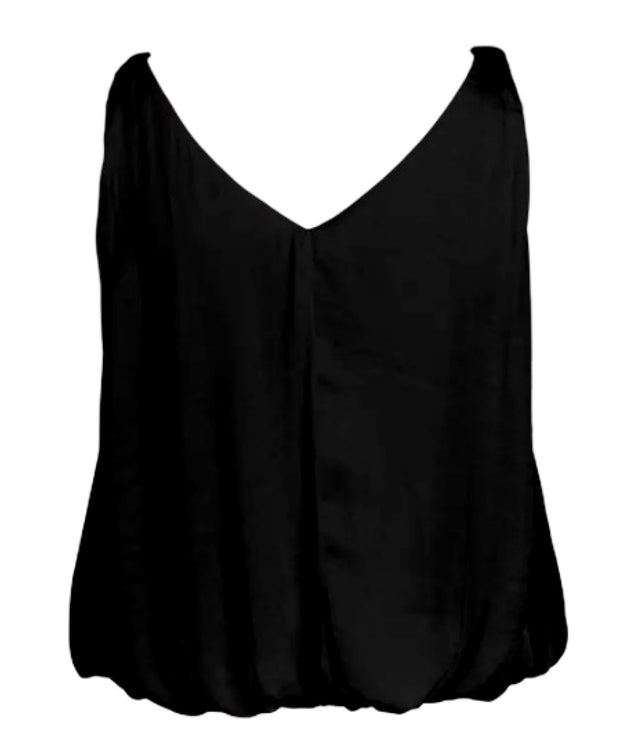 Billowy Strap Accent Tank Top