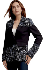 Tweed Ponte Blazer