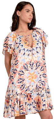 Kaleidoscope Short Sleeve Dress