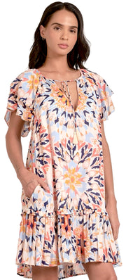 Kaleidoscope Short Sleeve Dress