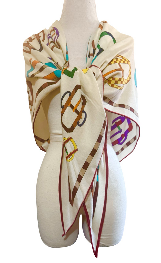 Cashmere Buckle French Wrap
