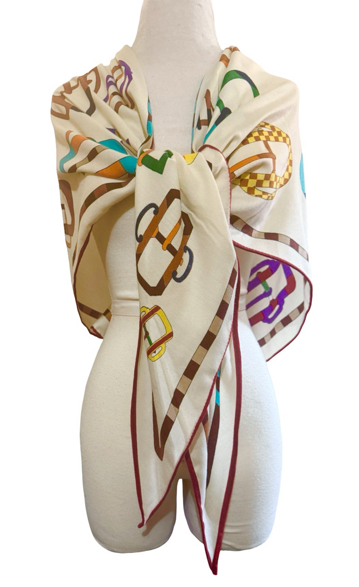 Cashmere Buckle French Wrap