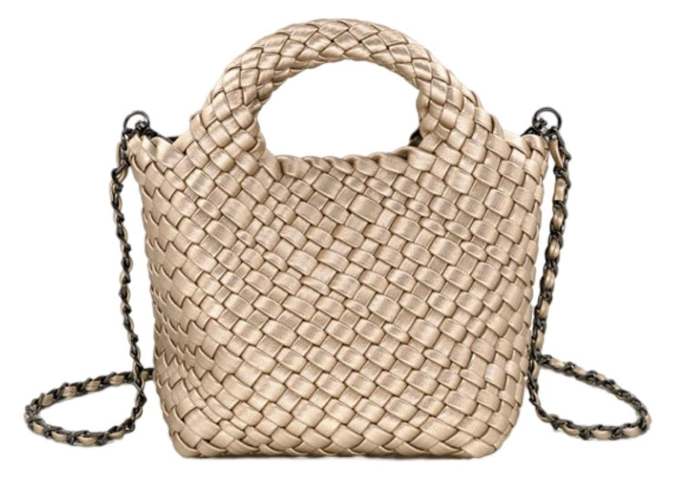 Braided Woven Mini Crossbody