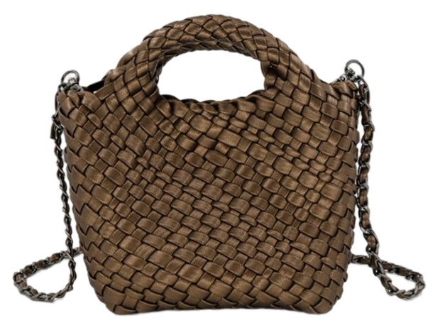 Braided Woven Mini Crossbody