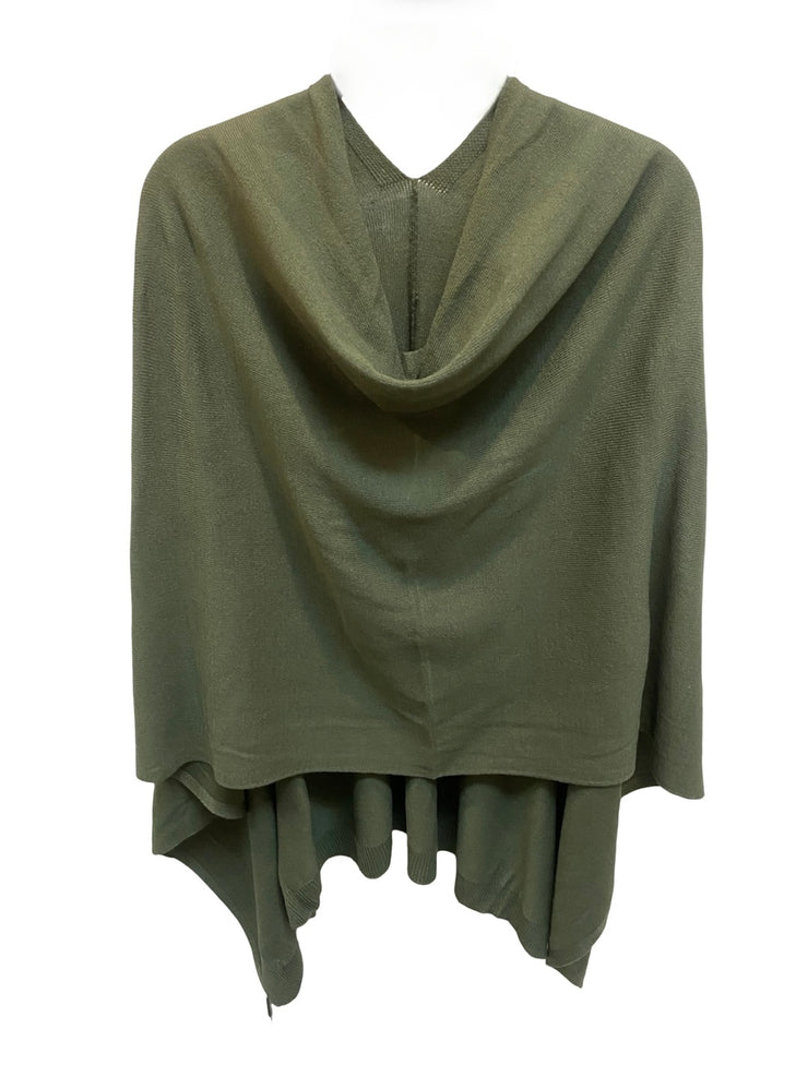 Lightweight Assorted Solid Colors Poncho