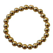 Gold Bead Stretch Bracelet