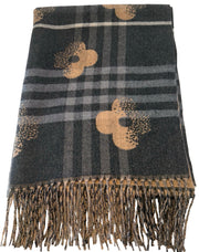 Plaid and Clover Wrap