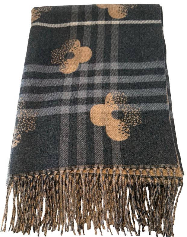 Plaid and Clover Wrap