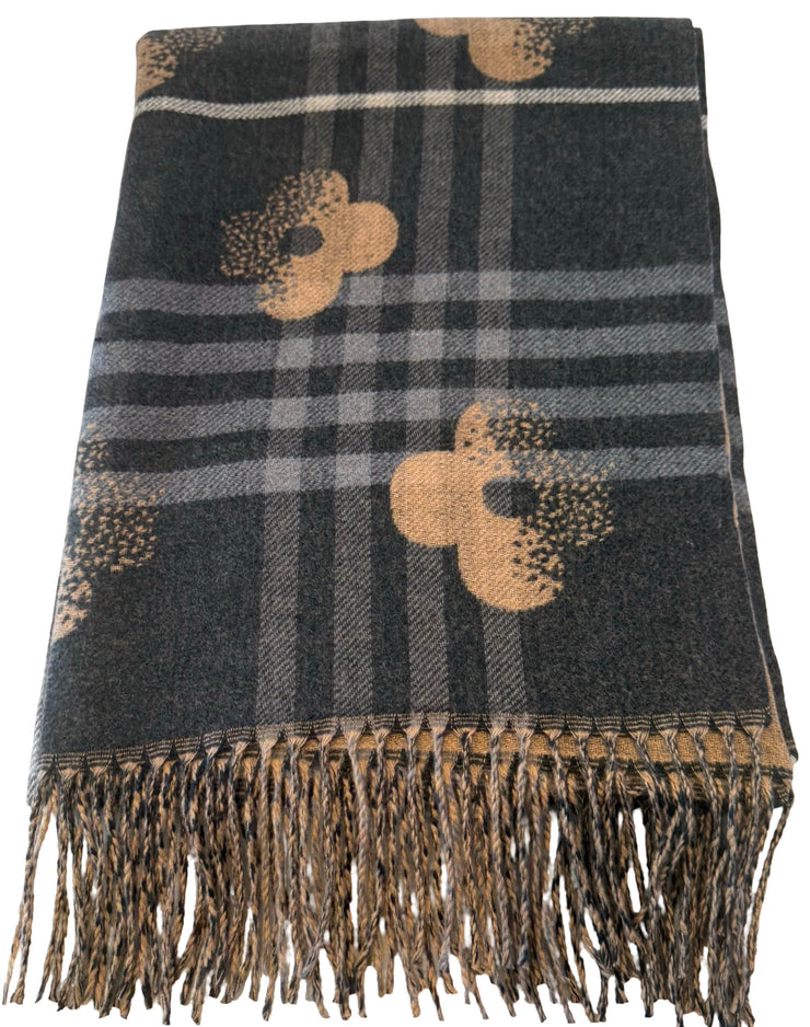 Plaid and Clover Wrap