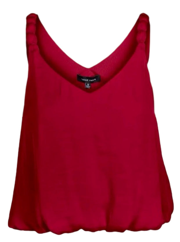 Billowy Strap Accent Tank Top