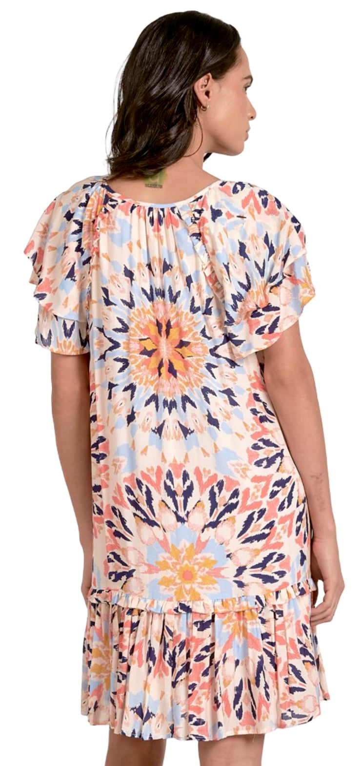 Kaleidoscope Short Sleeve Dress