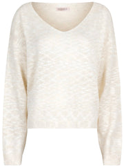 Slub Ombre Vneck Sweater