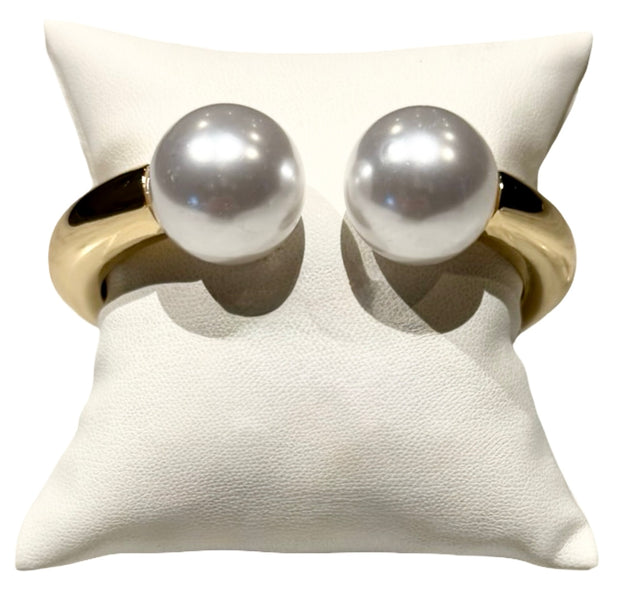 Large Double Pearl Bracelet