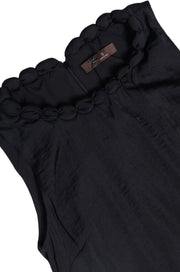 Neckline Accent Mini Shift Dress
