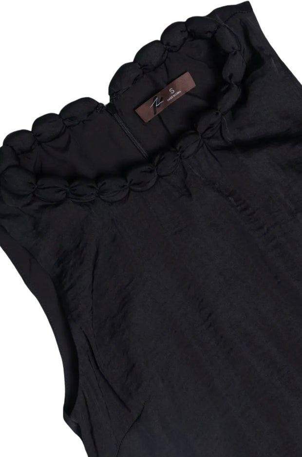 Neckline Accent Mini Shift Dress