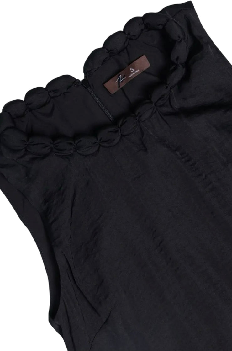 Neckline Accent Mini Shift Dress