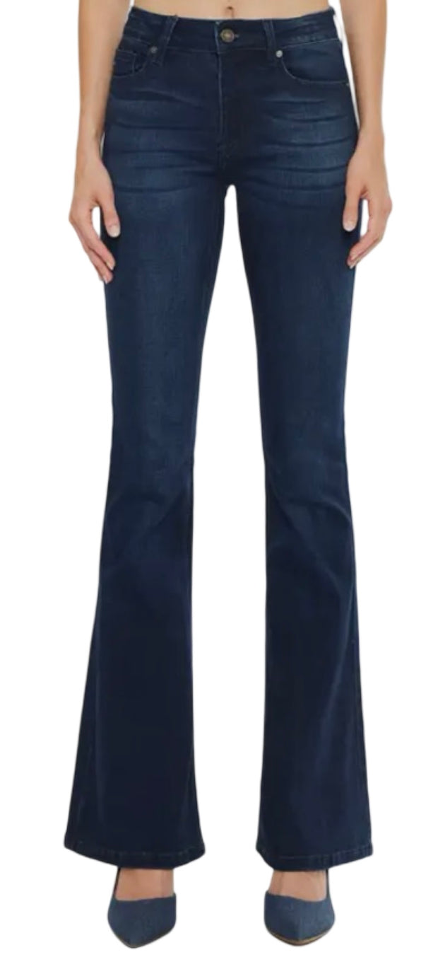 MID RISE FLARE JEANS
