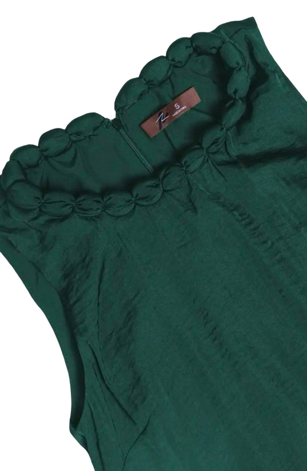 Neckline Accent Mini Shift Dress