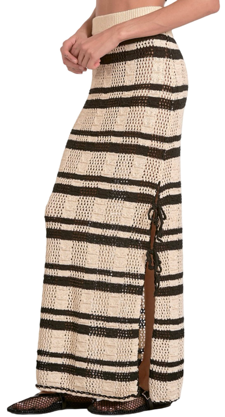 Maxi Side Slit Skirt