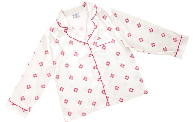 Long Sleeve Satin 2pc PJ Set