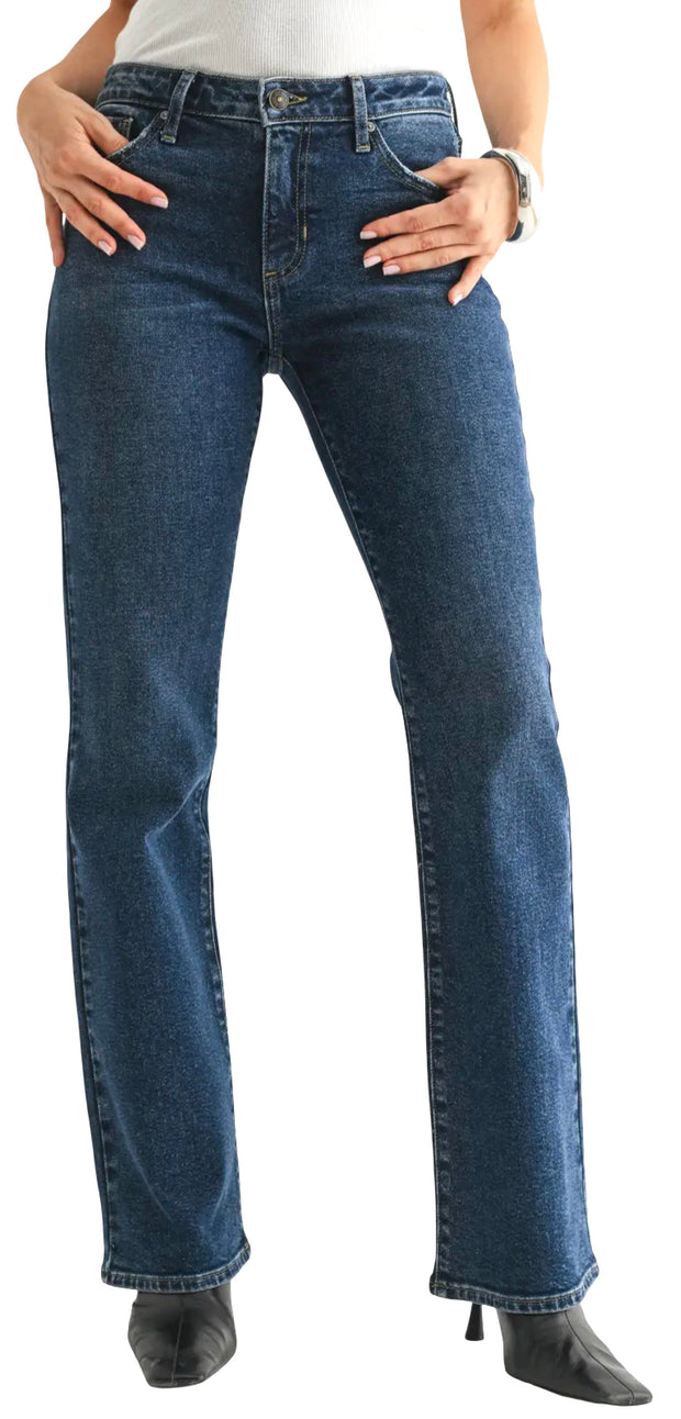 Dark Low Rise Vintage Slim Bootcut