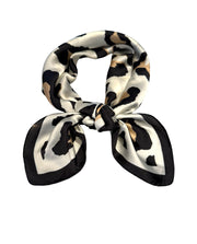 Leopard Print Silk Scarf