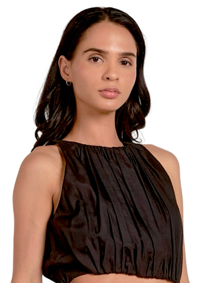 Elastic Band Sleeveless Top