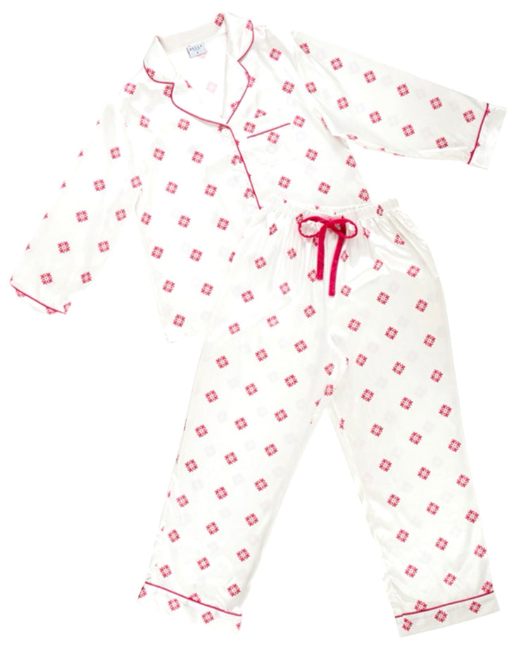 Long Sleeve Satin 2pc PJ Set