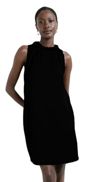 Neckline Accent Mini Shift Dress