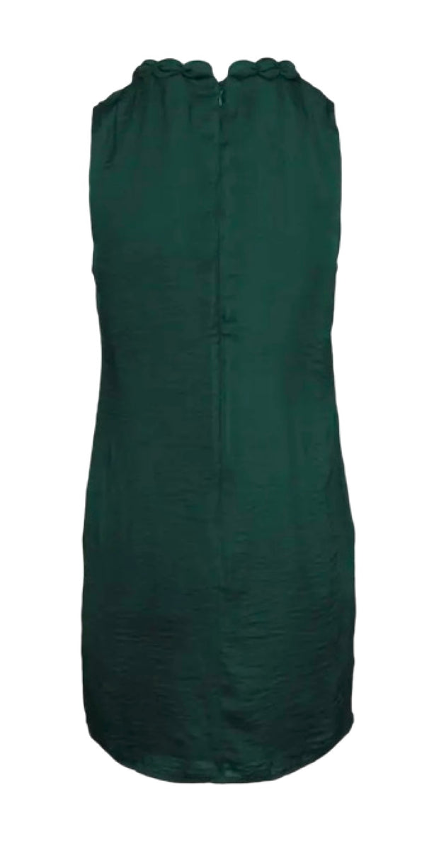 Neckline Accent Mini Shift Dress
