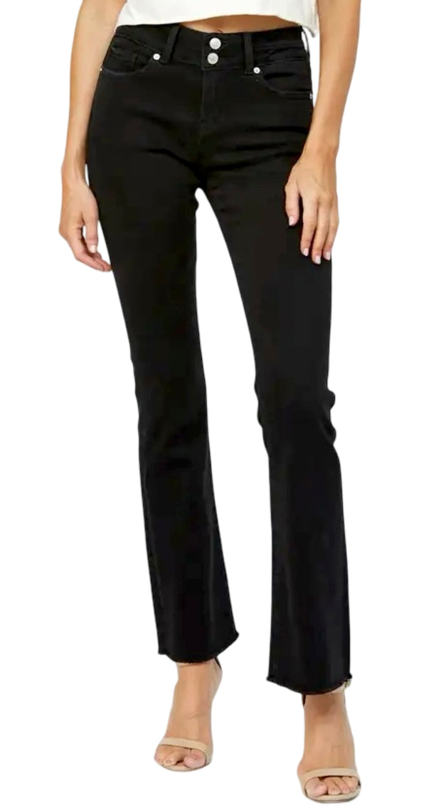 Mid Rise Slim Boot Cut