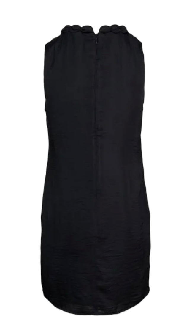 Neckline Accent Mini Shift Dress