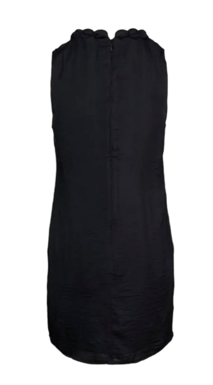 Neckline Accent Mini Shift Dress