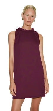 Neckline Accent Mini Shift Dress