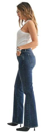 Dark Low Rise Vintage Slim Bootcut