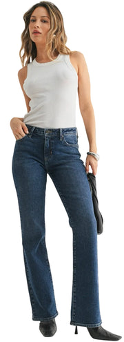 Dark Low Rise Vintage Slim Bootcut