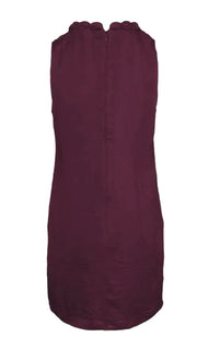 Neckline Accent Mini Shift Dress