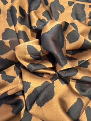 Leopard Print Silk Scarf