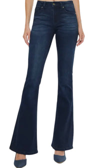 MID RISE FLARE JEANS