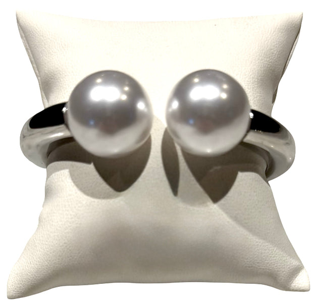 Large Double Pearl Bracelet