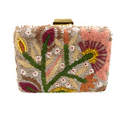 Beaded Embroidered Clutch Bag