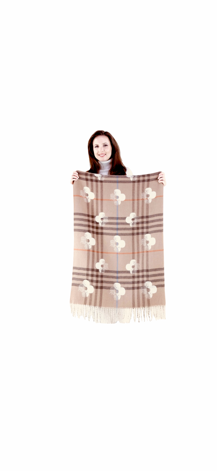 Plaid and Clover Wrap